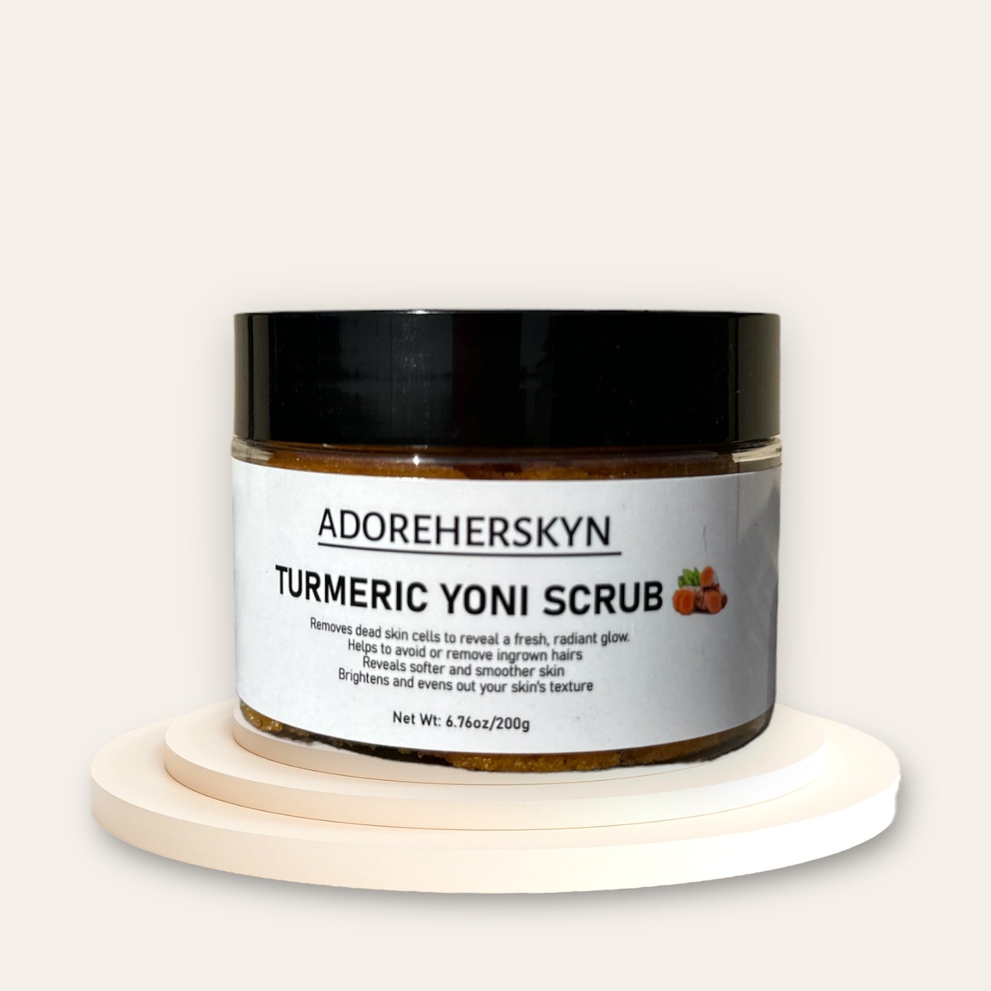 Turmeric yoni scrub